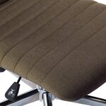 vidaXL Chaises à manger lot de 6 marron tissu