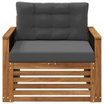 vidaXL Sofa de milieu extérieur Naturel