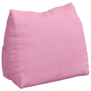 vidaXL Coussin de Dos Rose 60 x 20 x 50 cm tissu