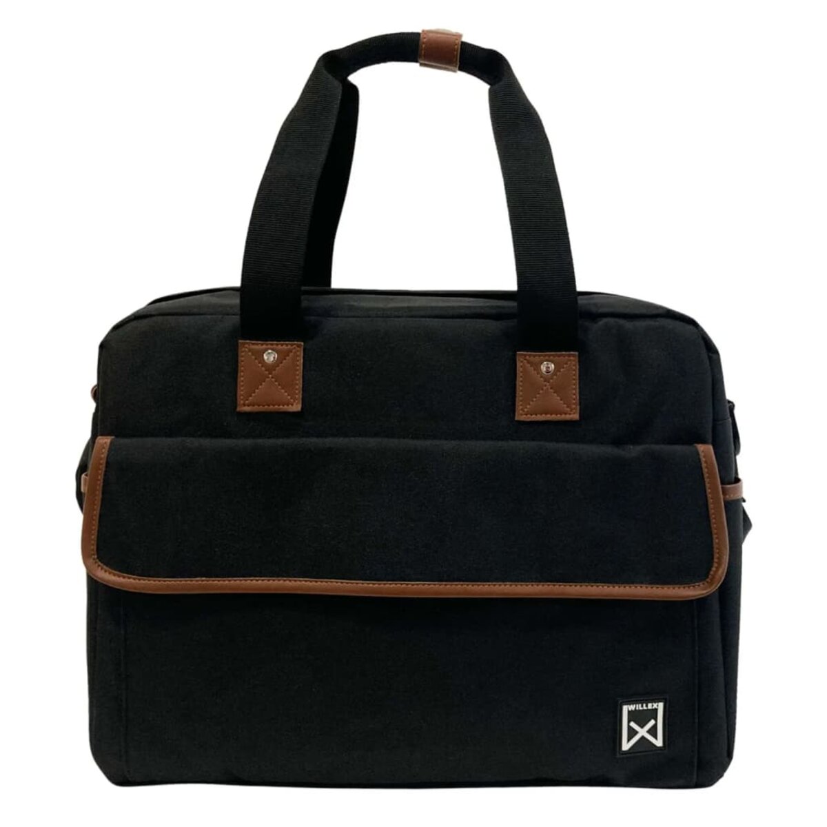 Willex Sacoche de vélo 19 L noir et marron La Poste