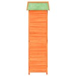 vidaXL Abri à outils de jardin marron 120x53 5x170 cm bois massif pin