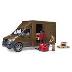 Bruder 02678 - Camion UPS Mercedes Benz Sprinter avec conducteur et accessoires