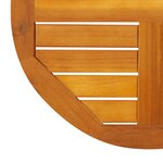 vidaXL Dessus de table Ø50x2 cm rond bois massif d'acacia
