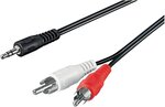 Cable Audio Jack 3"1/2 vers 2 x RCA 10m