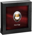 Pièce de monnaie en Argent g 16.81 Millésime 2025 Faberge Eggs HEN EGG