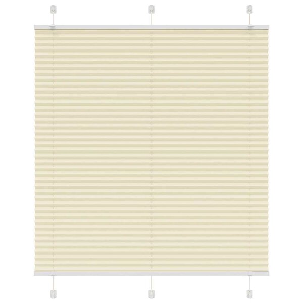 vidaXL Store plissé crème 120x150cm largeur du tissu 119 4cm polyester