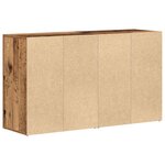vidaXL Buffet Bois ancien 120 x 36 x 69 cm Bois d'ingénierie