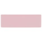 vidaXL Lavabo de luxe Rose mat 41x30x12 cm Céramique