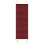 vidaXL Store plissé rouge bordeaux 40x100 cm largeur du tissu 39 4 cm