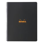 Notebook RHODIACTIVE 90g RI A4+ 160p L+MC mcrprf. + 9tr, règle PP + 6 m-p repositionna... RHODIA