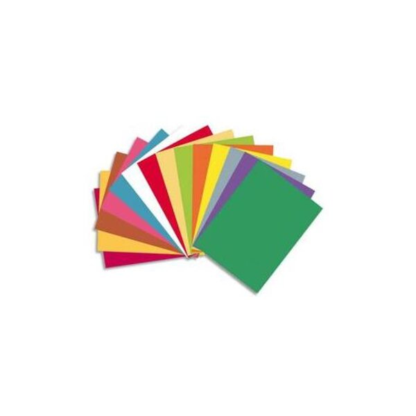 Paquet de 50 chemises BAHIA en carte 220 grammes assortis EXACOMPTA