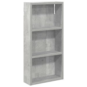 vidaXL Armoire murale de salle de bain Gris Béton 30 x 10 x 60 5 cm