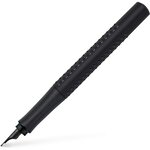 Stylo plume grip edition pointe large b  all black faber-castell
