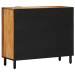 vidaXL Buffet avec étagère Marron 90 x 33 x 75 cm Bois d'acacia massif