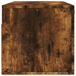 vidaXL Armoire murale Chêne fumé 100x36 5x35 cm Bois d'ingénierie