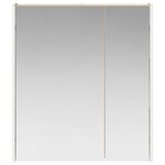 vidaXL Armoire Miroir de Salle de Bain Chêne Sonoma