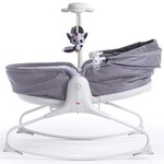 Tiny love transat pour bébé 3 en 1 cozy rocker napper gris