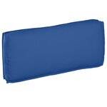vidaXL Coussin de palette bleu royal pour le dossier et l'assise - 120 x 50 x 12 cm  tissu Oxford