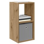 vidaXL Table de chevet avec tiroir Chêne artisanal 30 5 x 27 x 59 5 cm