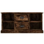 vidaXL Meuble TV chêne fumé 99 5x35 5x48 cm bois d'ingénierie
