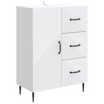 vidaXL Buffet Blanc 66 x 34 5 x 89 5 cm Bois d'ingénierie