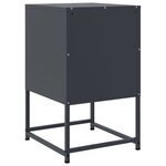 vidaXL Table de chevet anthracite 36x39x60 5 cm acier