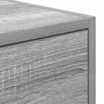 vidaXL Meuble TV Sonoma gris 100 x 31 x 25.5 cm Bois d'ingénierie