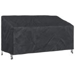 vidaXL Housse de banc de jardin 175 x 85 x 65 / 94 cm Tissu Oxford 420D