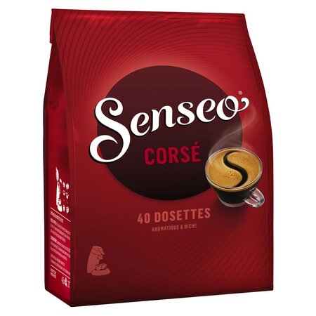 Café Corsé - Sachet de 40 dosettes (paquet 40 unités)