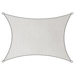 Livin'outdoor Tissu d'ombrage Iseo PEHD rectangulaire 3x4 m Blanc