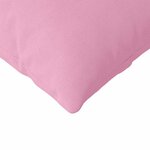 vidaXL Coussins de canapé 2 Pièces Rose 120 x 40 cm tissu