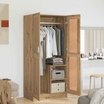 vidaXL Armoire artisian oak 82 5 x 51 5 x 180 cm Bois d'ingénierie