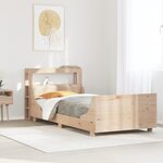 vidaXL Cadre de lit sans matelas 90x190 cm bois de pin massif