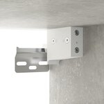 vidaXL Meubles TV 2 Pièces gris béton 80x30x30 cm bois d'ingénierie