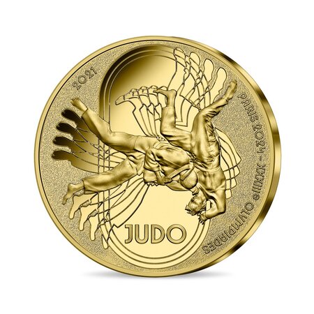 Monnaie de 50€ or - Jeux Olympiques de Paris 2024 - Série Sports Judo