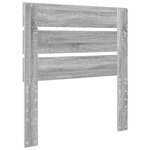 vidaXL Tête de lit Gris Sonoma 90 cm Bois d'ingénierie