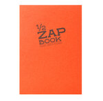 Bloc 1/2 Zap Book encollé grand coté 80 Feuilles A5 80g couvertures assorties CLAIREFONTAINE