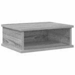 vidaXL Table de chevet 2 Pièces Gris Sonoma 40 x 31 x 15 cm