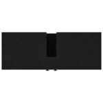 vidaXL Meuble sous-vasque de salle de bain Chêne noir 80 x 30 x 60 cm