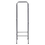 vidaXL Étagère de rangement pour 3 caisses Argenté 50x33x116 cm Acier