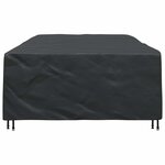 vidaXL Housse pour mobilier d'extérieur Noir 305 x 190 x 85 cm 210D