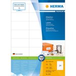 Boite de 2400 etiquettes universelles premium 70 x 33,8 mm blanc herma