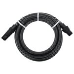 vidaXL Tuyau d'aspiration avec raccords en PVC noir 1" 4 m PVC