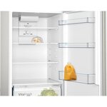 Bosch kdn55nlfa - réfrigérateur 2 portes pose-libre - 453l (335+118) - froid ventilé - classe a+ - 70x185cm - inox