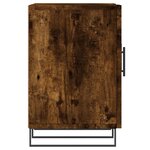 vidaXL Meuble TV chêne fumé 150x30x50 cm bois d'ingénierie