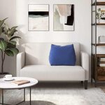 vidaXL Coussin de Dos Bleu police 60 x 20 x 50 cm