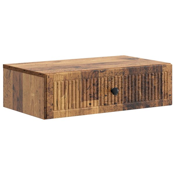 vidaXL Table d'appoint murale Bois ancien 59 x 34 5 x 17 cm