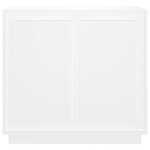 vidaXL Buffet blanc 80x34x75 cm bois d'ingénierie