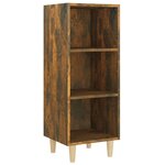 vidaXL Buffet Chêne fumé 34 5x32 5x90 cm Bois d'ingénierie