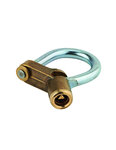 THIRARD - Cadenas d'artillerie 29   talon coudé  anse acier zingué  condamnation triangle 5 mm - THIRARD
